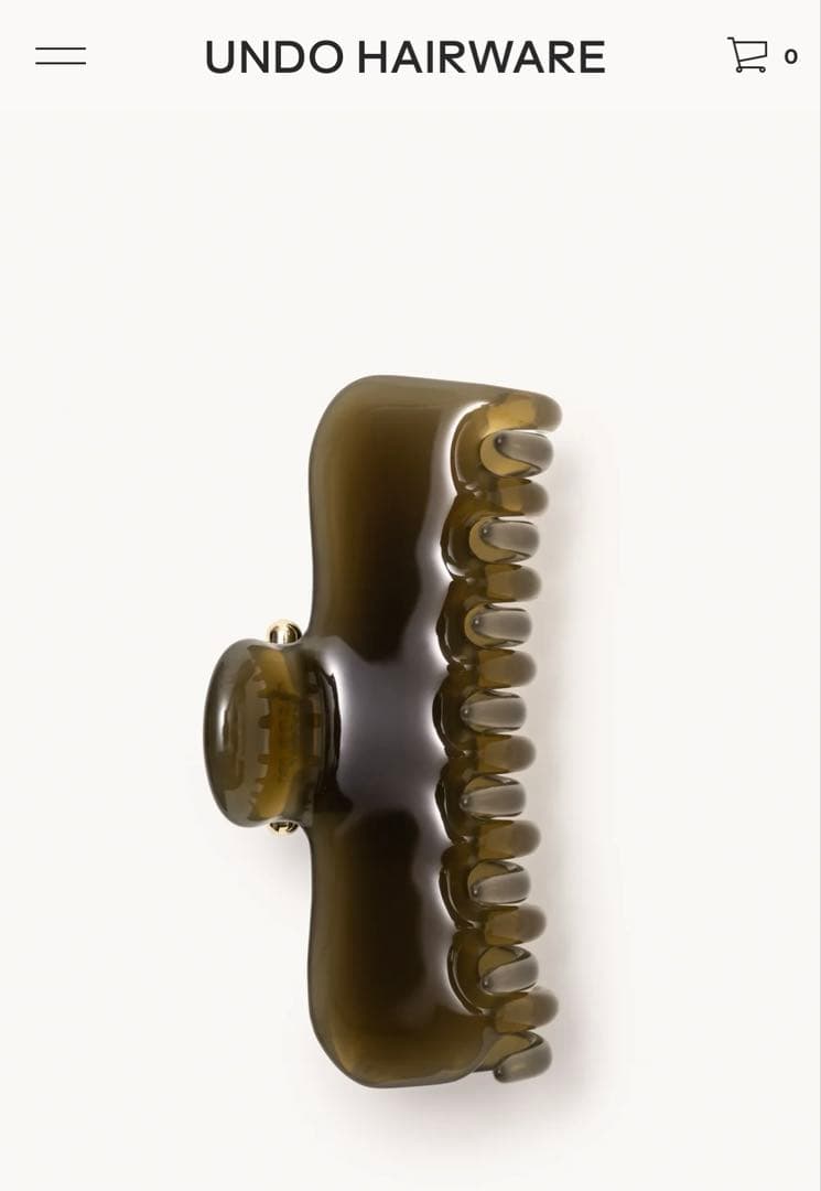 UNDO HAIRWARE クリップ オリーブ