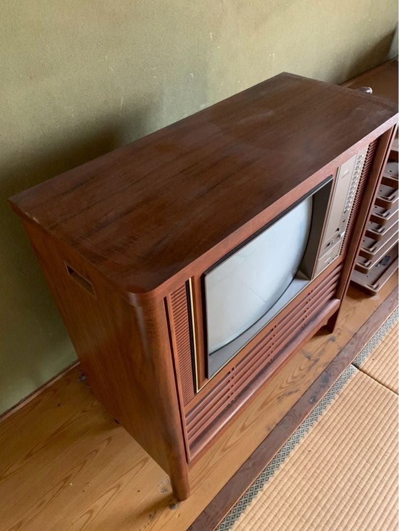 KidoColor HITACHI C20-850 木製キャビネット　レトロ