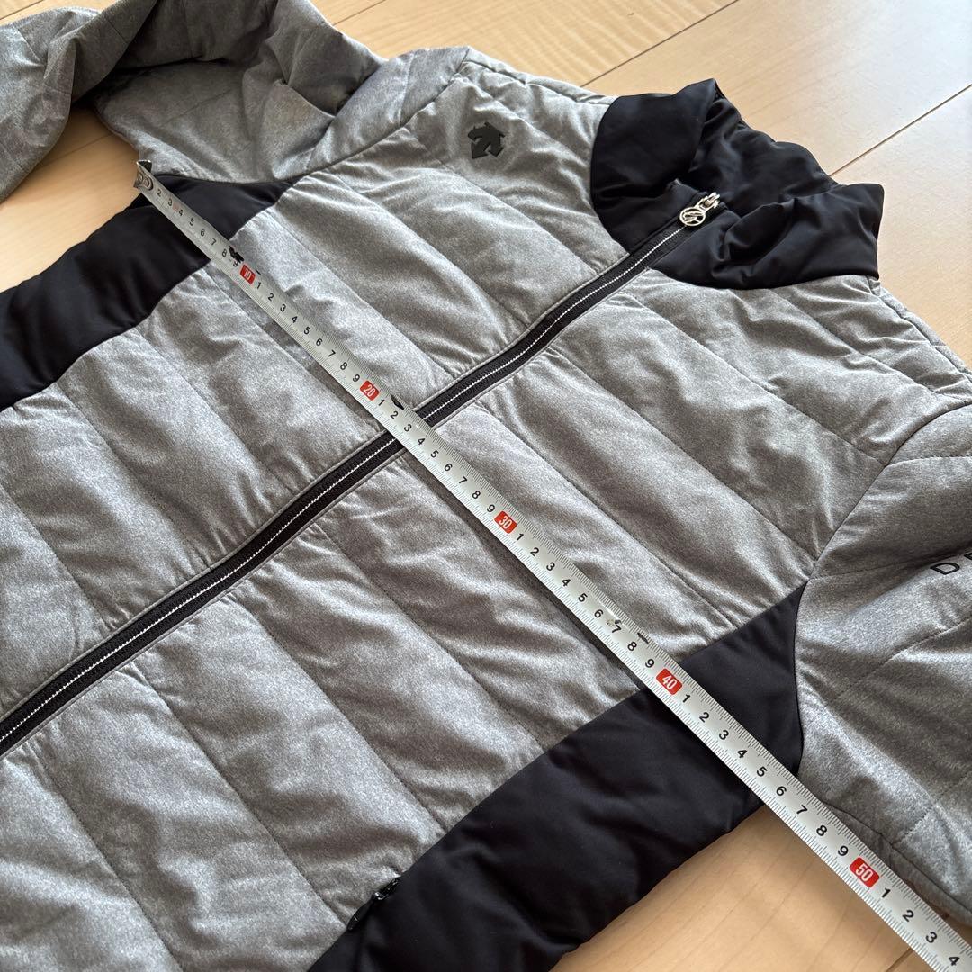デサント　ゴルフ　中綿　ジャケット　ダウンスカート　2点セット　L グレー黒