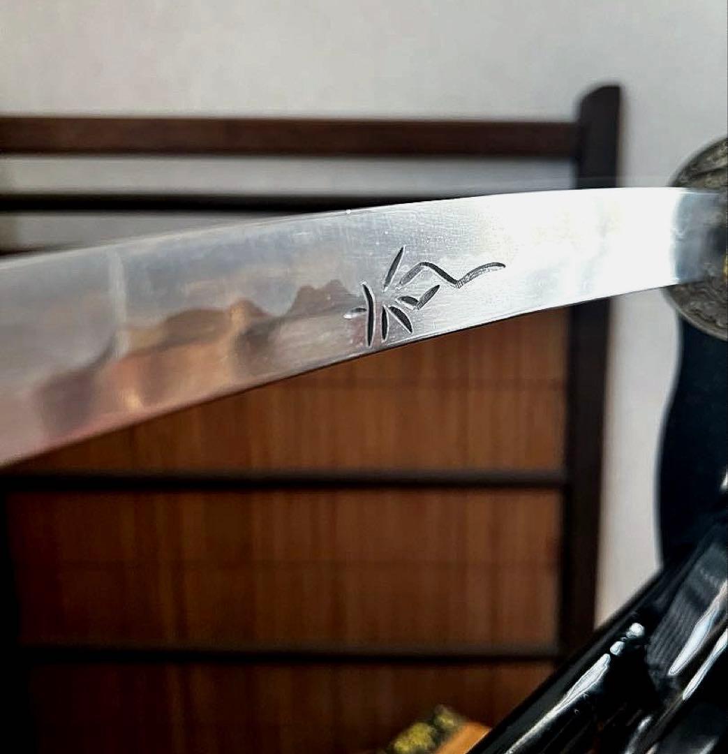 日本武具美術 模擬刀 模造刀 装飾鞘 蒔絵 龍刻 長さ69㎝