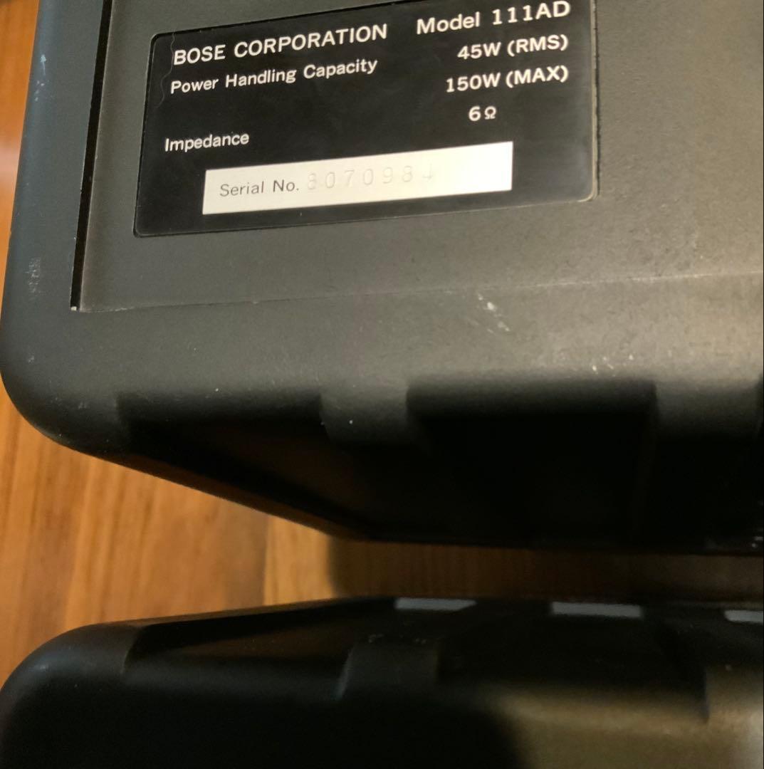 BOSE 111AD スピーカー 連番 （梱包済み 手続き迅速！）