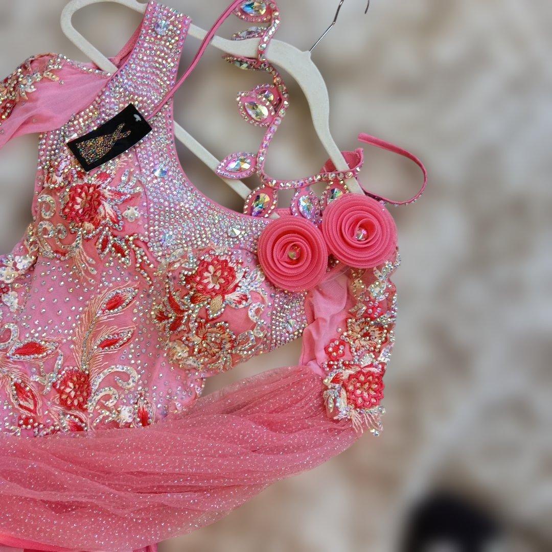 社交ダンス　競技会、デモ用ドレス