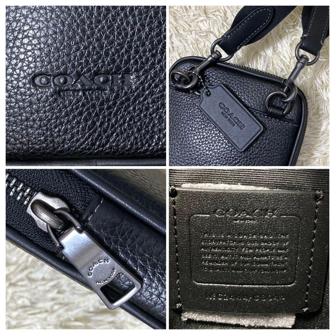 【極美品】COACH コーチ エイデン ショルダーバッグ レザー ブラック