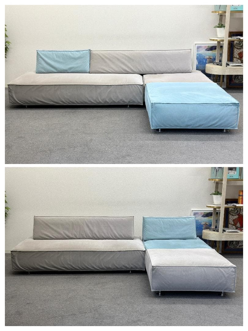 センプレ■ソフトキューブソファ　SO-11　定価約100万円　シンプル　モダン