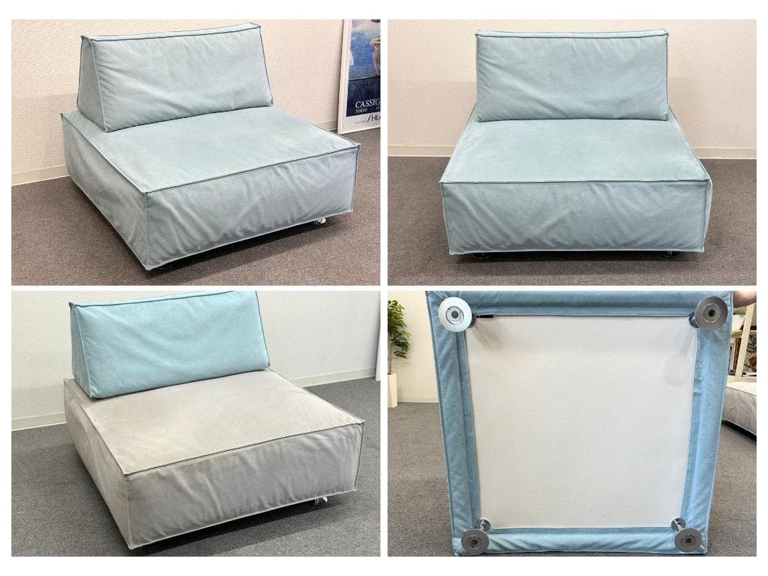 センプレ■ソフトキューブソファ　SO-11　定価約100万円　シンプル　モダン