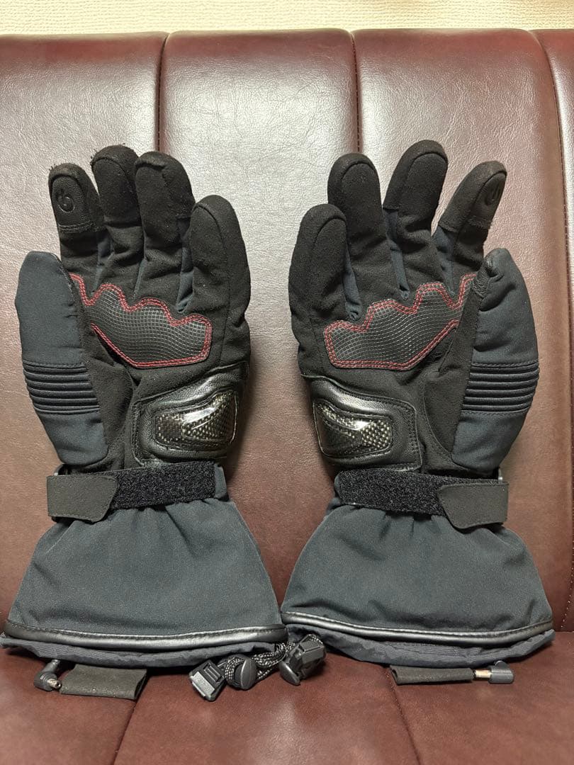 コミネ KOMINE 電熱グローブ　Mサイズ　バッテリーセット