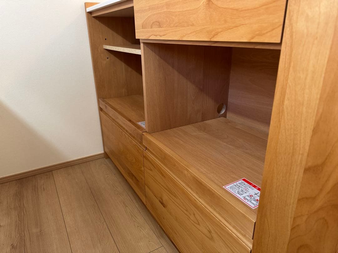 【定価81400円】キッチンカウンター　堀田木工　アンアン144カウンター　国産