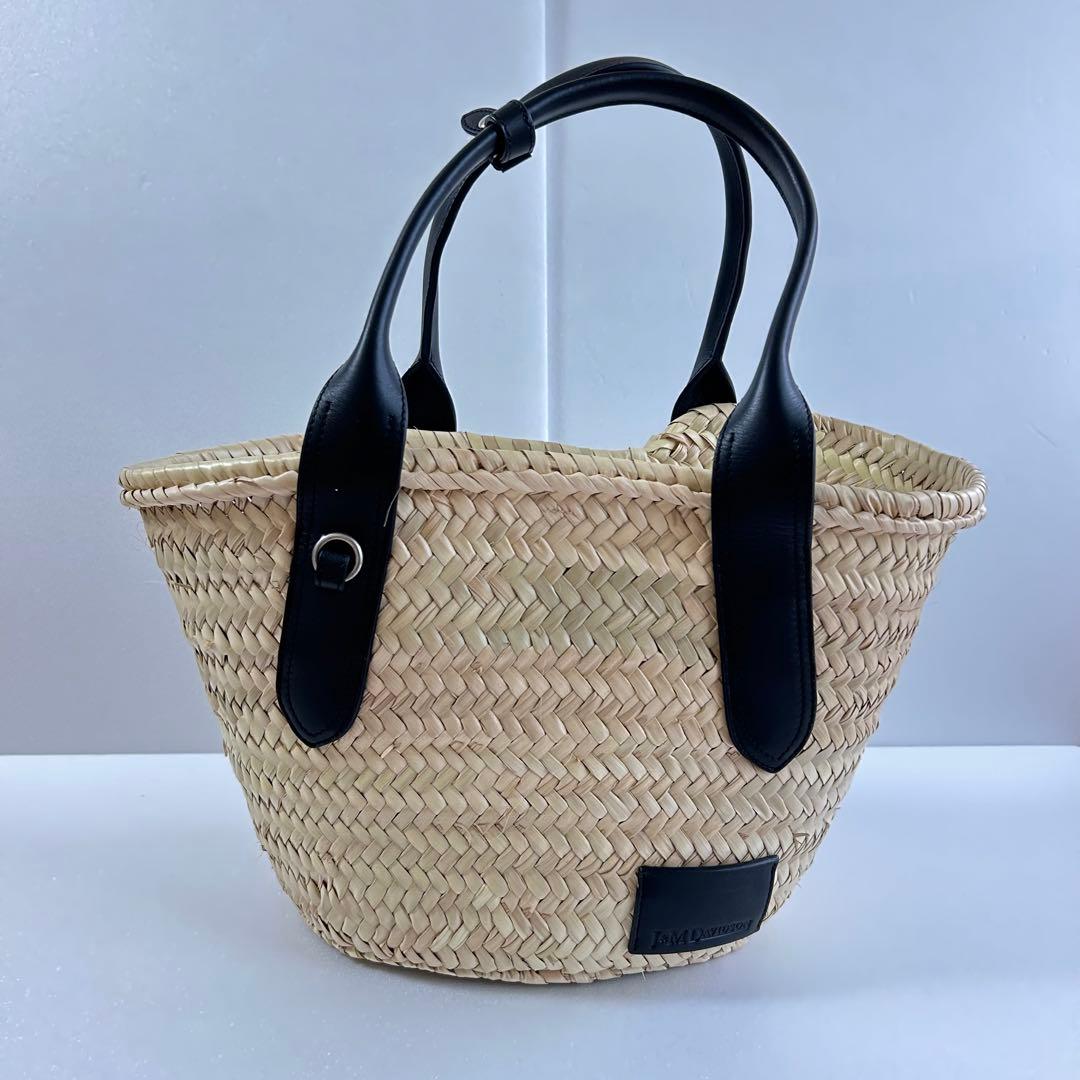 J&M DAVIDSON M Basket かごバッグ ハンドバッグ ブラック