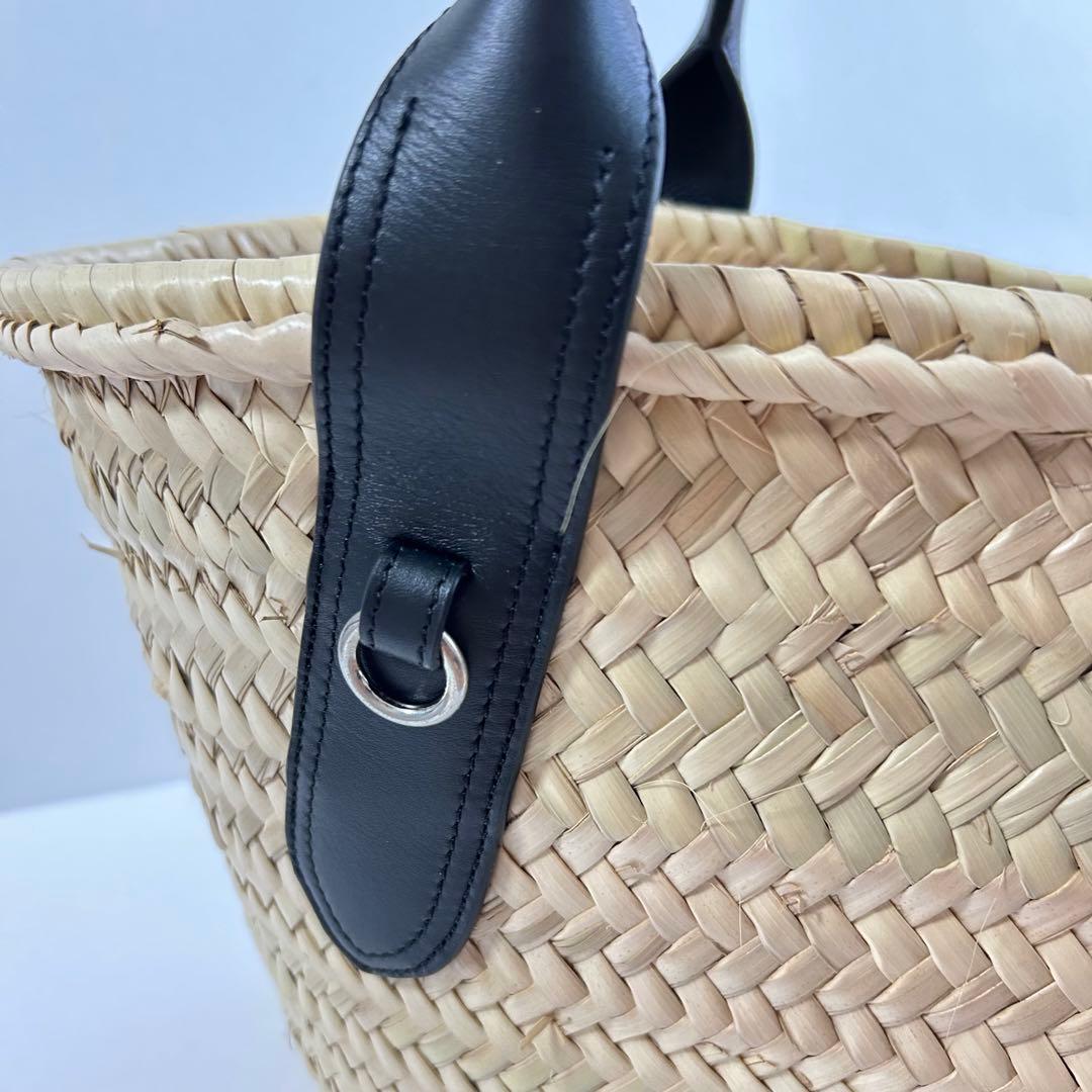 J&M DAVIDSON M Basket かごバッグ ハンドバッグ ブラック