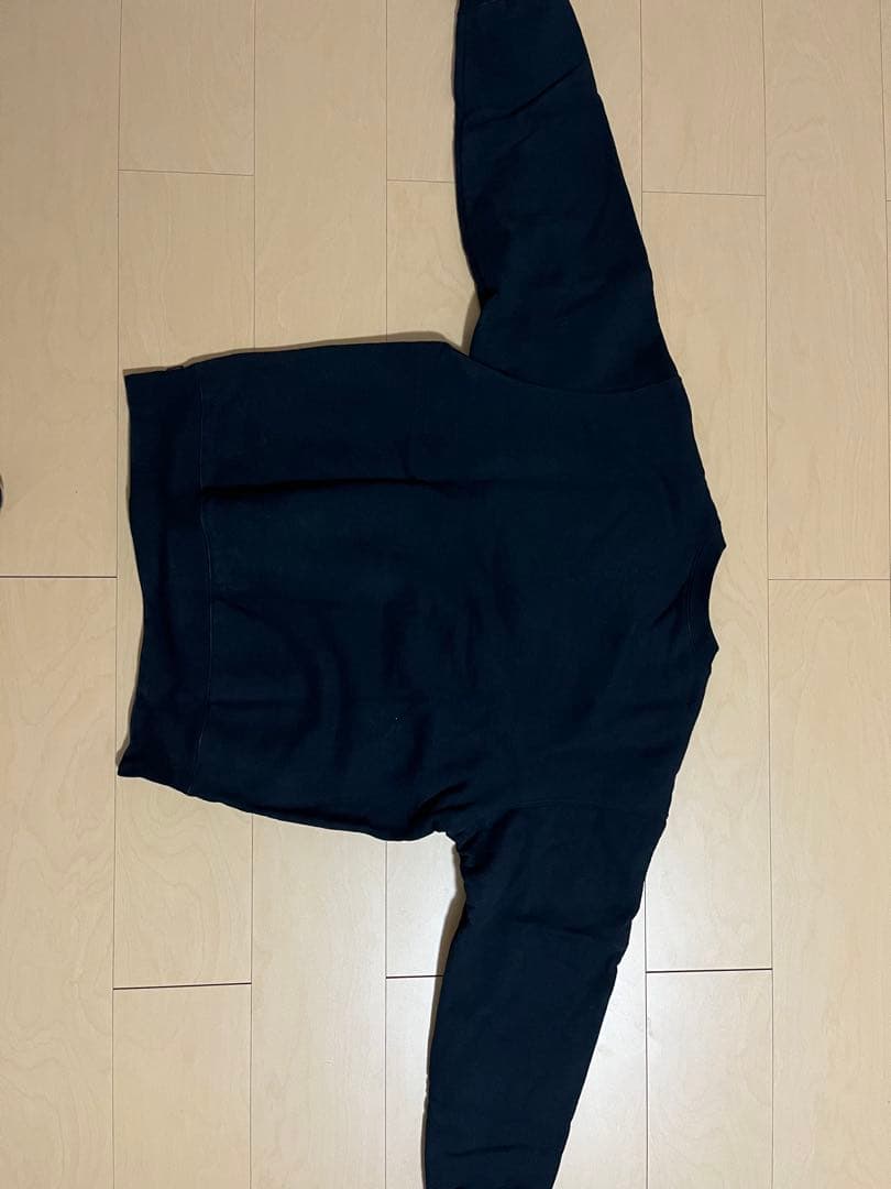 Supreme 黒 ロゴスウェット