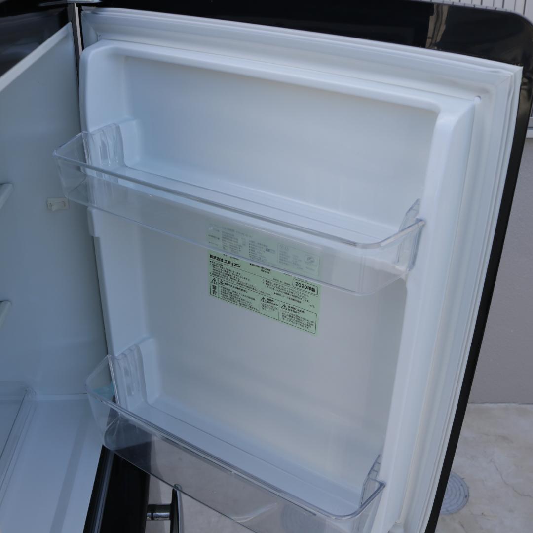 e angle レトロ風 2ドア 冷蔵庫 149L ANG-RE151