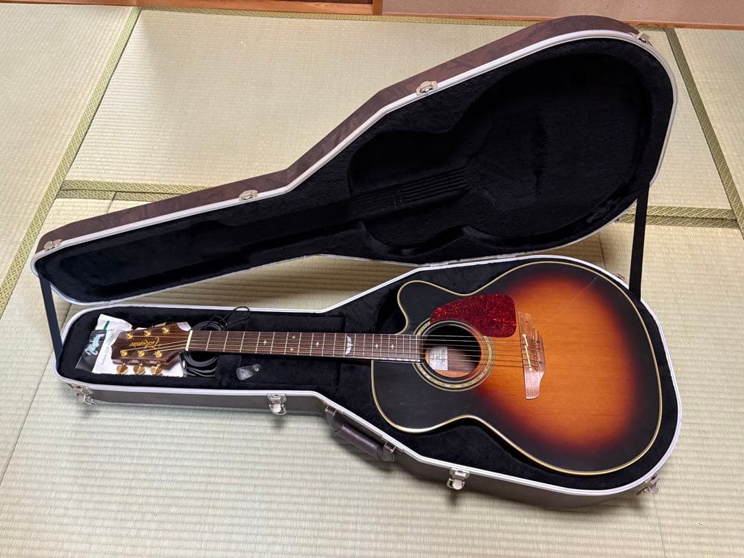 【美品】Takamine アコースティックギター サンバースト ハードケース付き