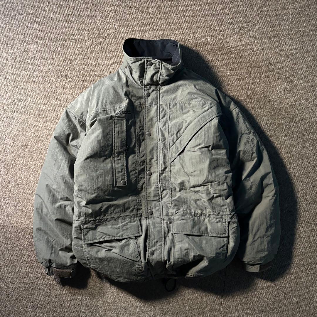 Columbia00s ダウンジャケット モンスター ダブルジップ ドローコード