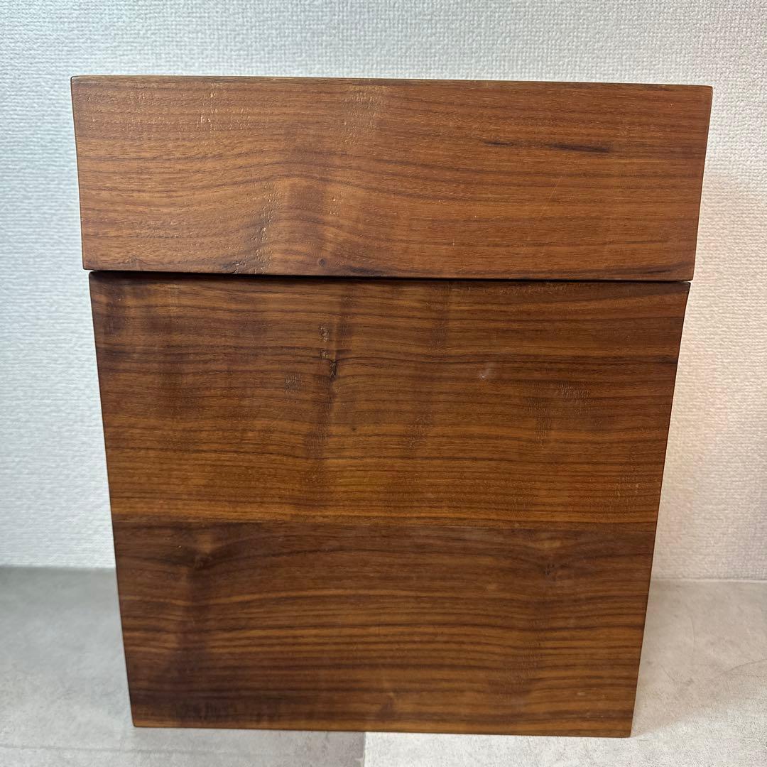 アンティーク ゴミ箱 ダストボックス 木製 機能性 インテリア