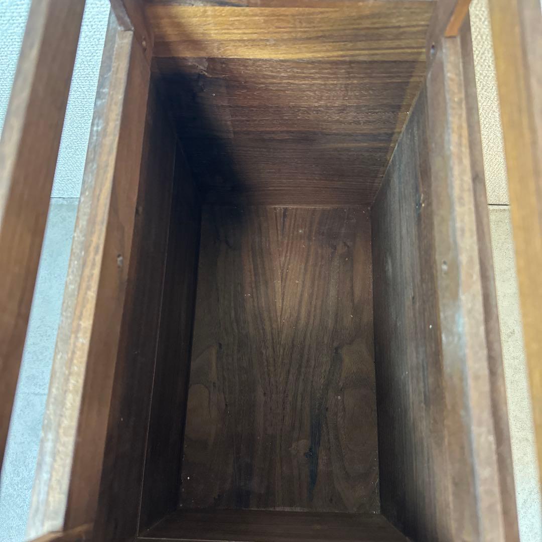 アンティーク ゴミ箱 ダストボックス 木製 機能性 インテリア