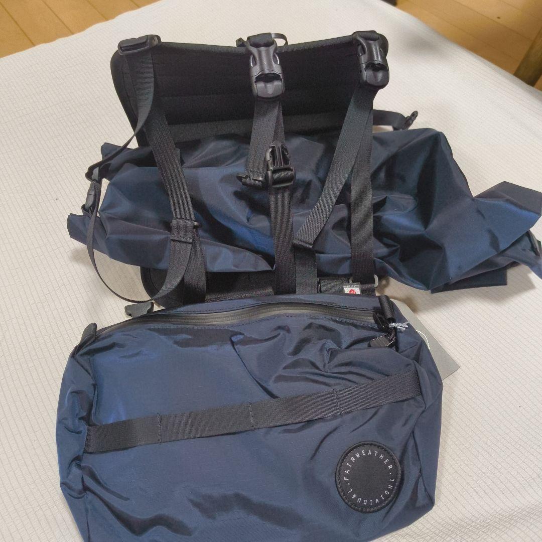 【新品】FAIRWEATHER ハンドルバーバッグ　ネイビー
