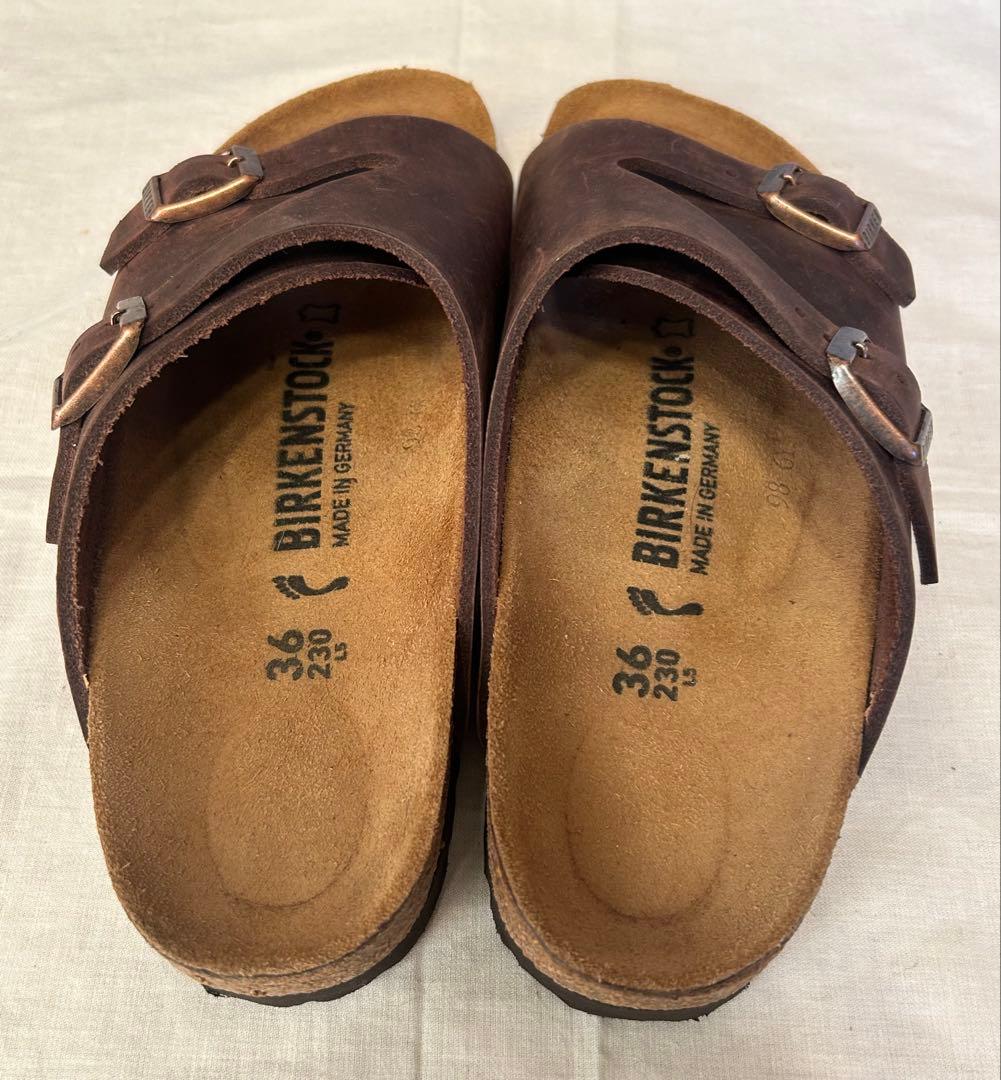 BIRKENSTOCK チューリッヒ　36 ビルケンシュトック　オイルドレザー