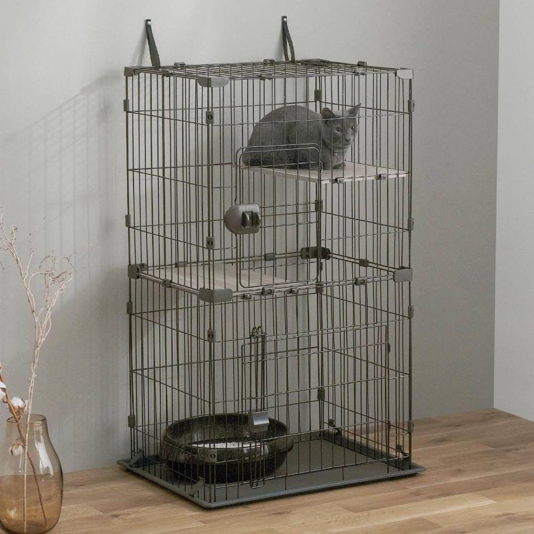 アイリスオーヤマ 猫 ケージ キャットケージ コンパクトキャットケージ