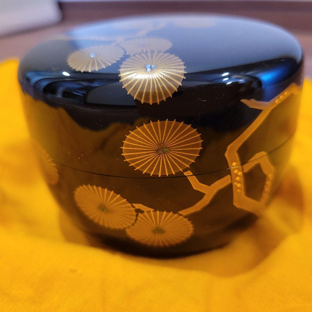 一后一兆  螺鈿細工入 平棗 輪島塗最高峰 骨董品 古物