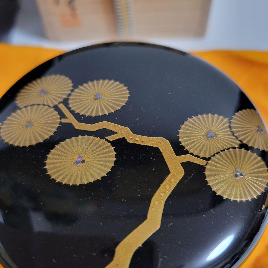 一后一兆  螺鈿細工入 平棗 輪島塗最高峰 骨董品 古物