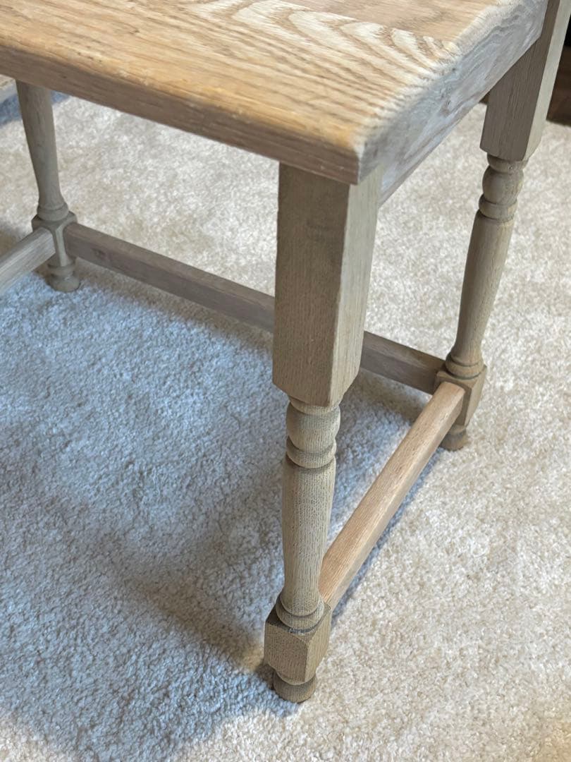 ビンテージ　サイドテーブル ベッドサイドテーブル　剥離