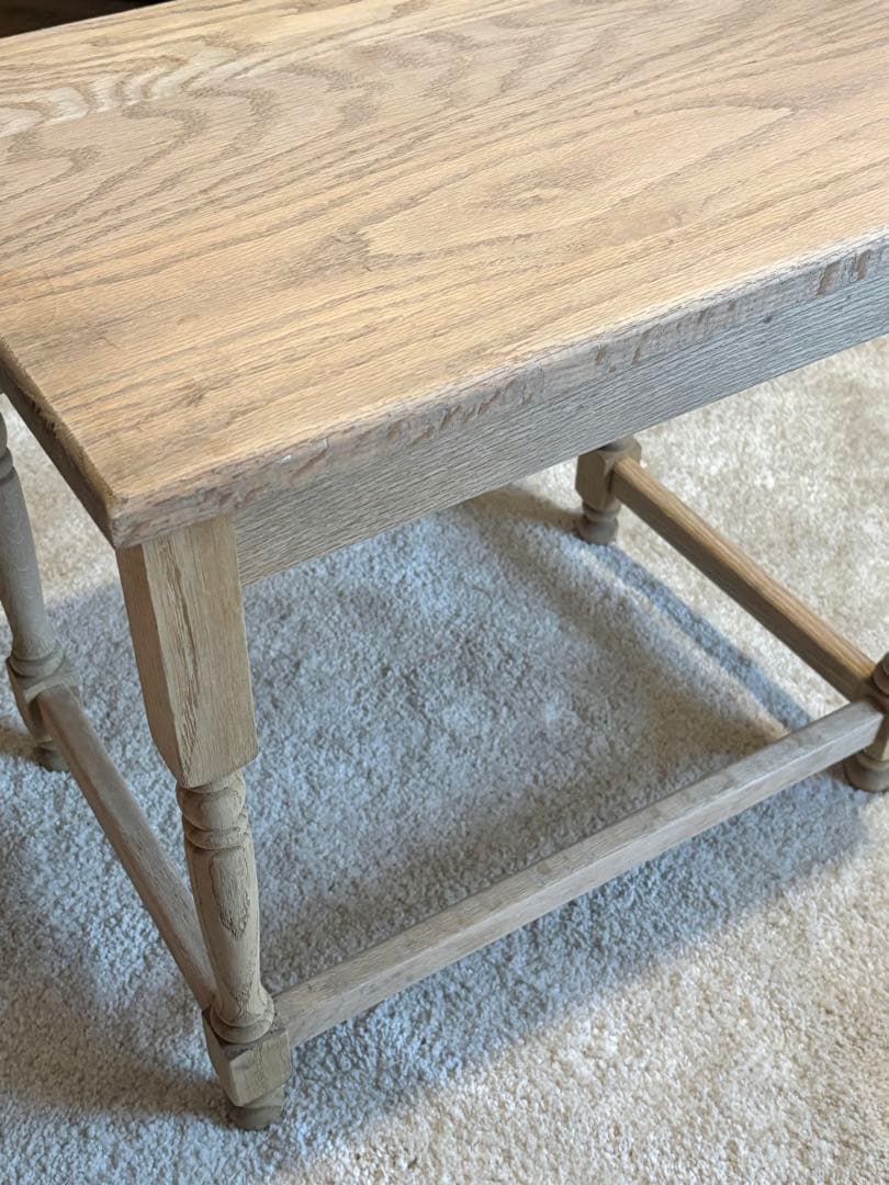 ビンテージ　サイドテーブル ベッドサイドテーブル　剥離