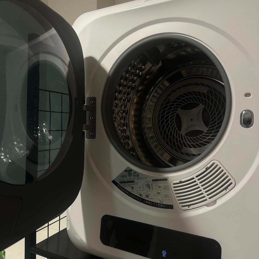 【美品】 SUNRUCK サンルック 衣類乾燥機 3kg ホワイト