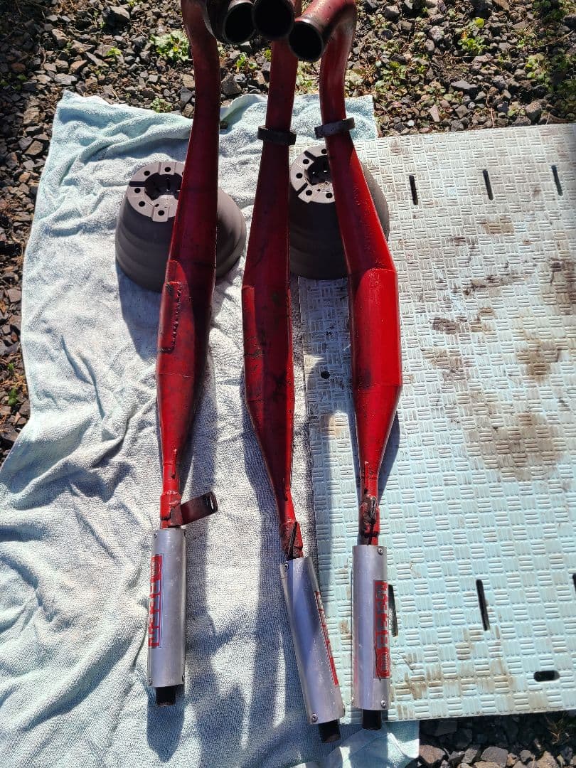 y*t様 KH250 250SS 350SS 爆竹 アルミサイレンサー