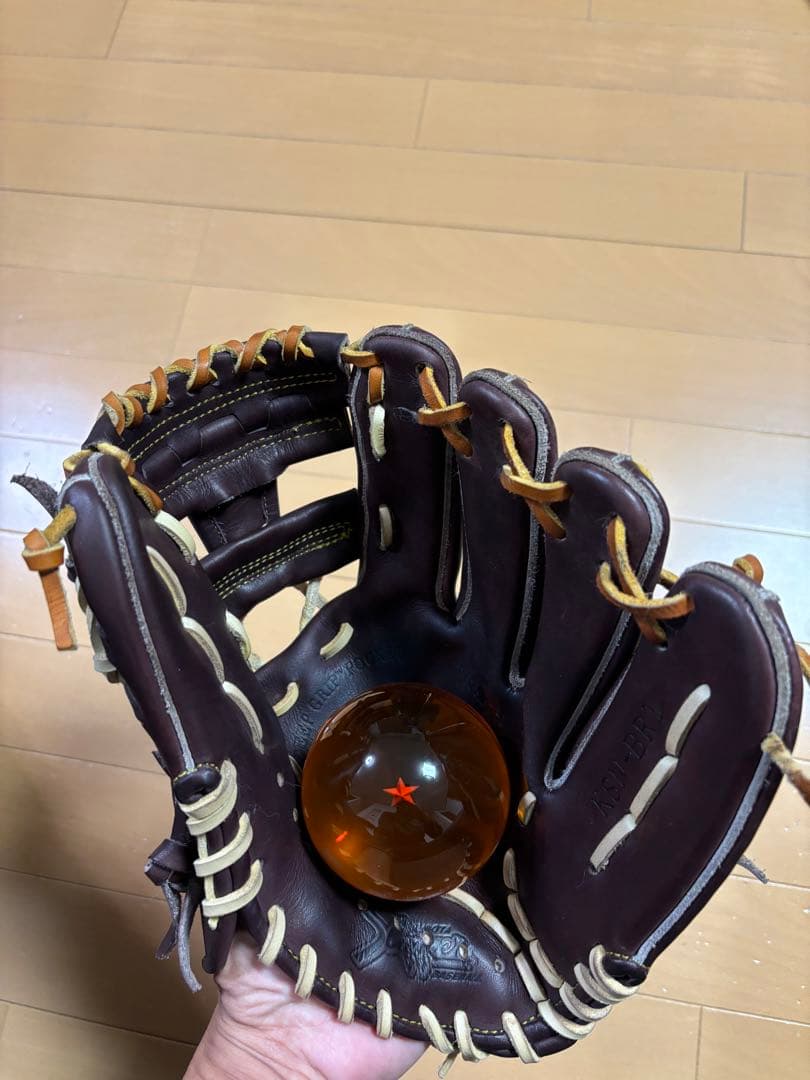 久保田スラッガー 軟式 BR1 バーガンディ 湯もみ型付け済み　内野手用