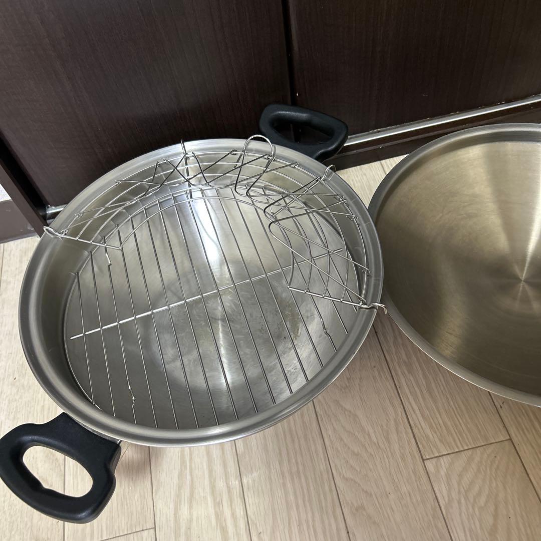 AmwayQueenウォック鍋　アムウェイウォック無水鍋