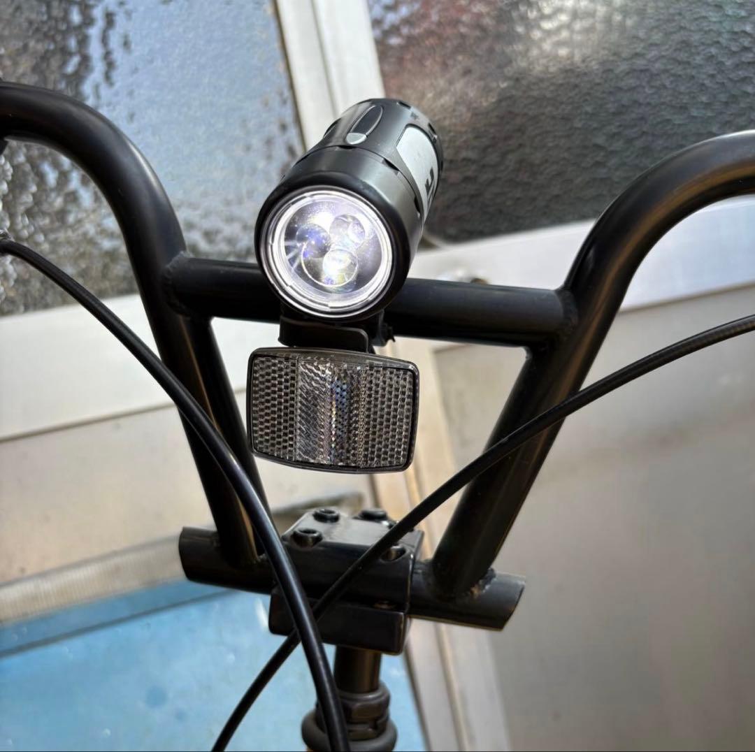 HUMMER 折りたたみ自転車 イエロー　カスタム　20インチ　引取り限定