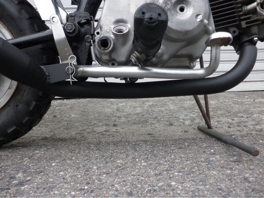 レン出品。モンキー 鉄管マフラー　ベーシック改/ワイド