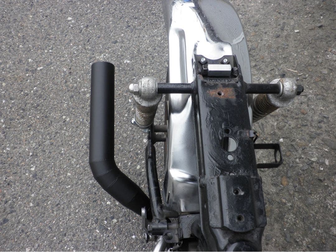 レン出品。モンキー 鉄管マフラー　ベーシック改/ワイド