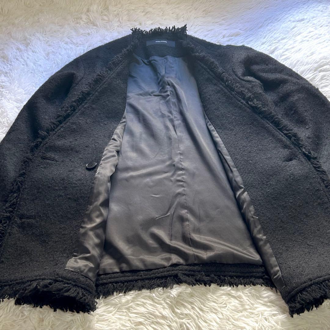 JOURNAL STANDARD ツイードジャケット　ノーカラー　金ボタン　23