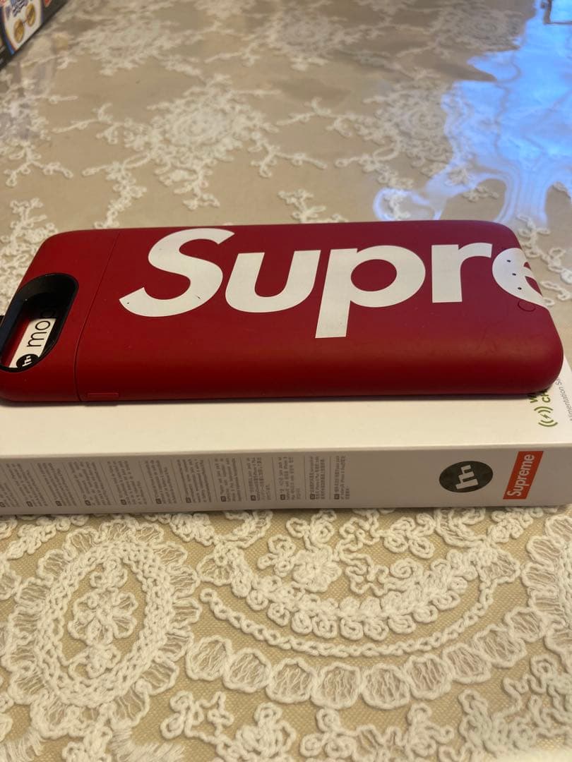 美品シュプリーム mophieコラボケース iPhone7.8plus