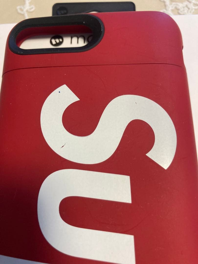 美品シュプリーム mophieコラボケース iPhone7.8plus