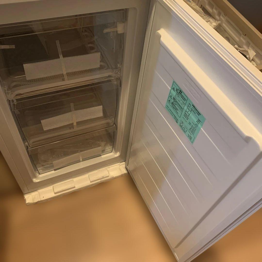 Hisense 冷凍庫 3段引き出し ホワイト　hf-a61w