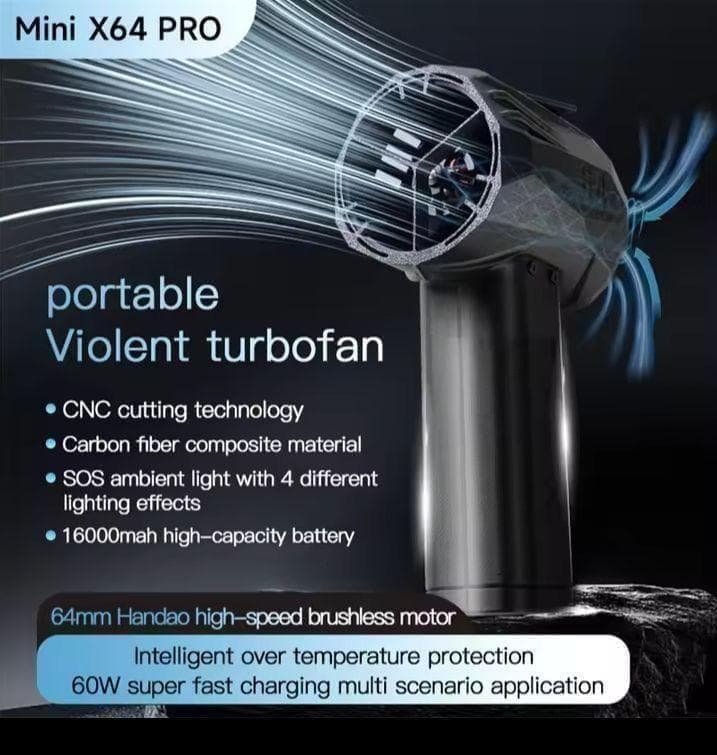 【最新】X64Pro ミニジェットファン ブロワー ブロワーファン