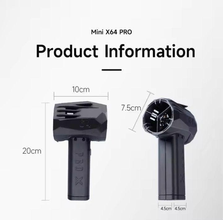 【最新】X64Pro ミニジェットファン ブロワー ブロワーファン