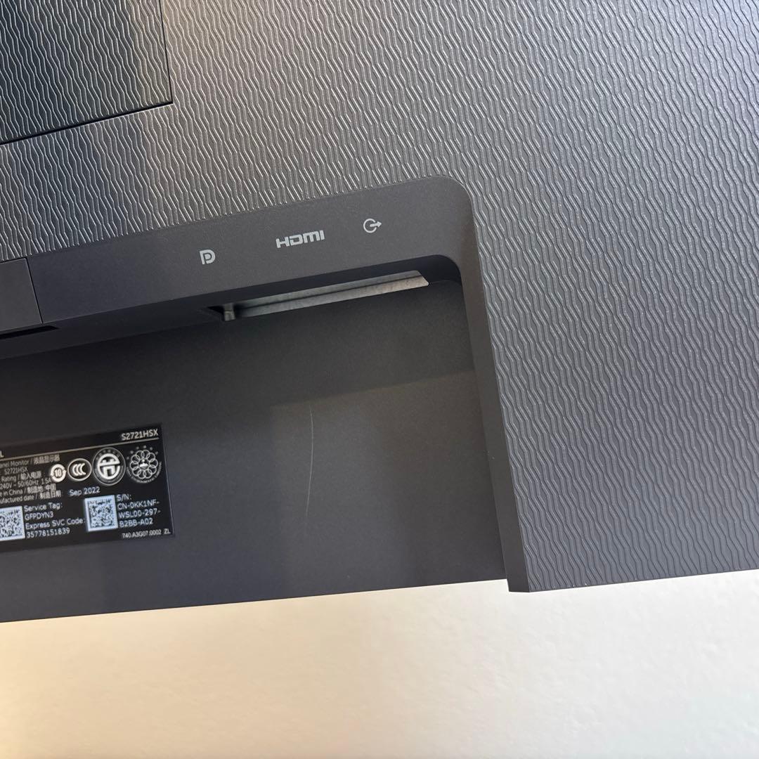 Dell S2721HSX モニター 本体