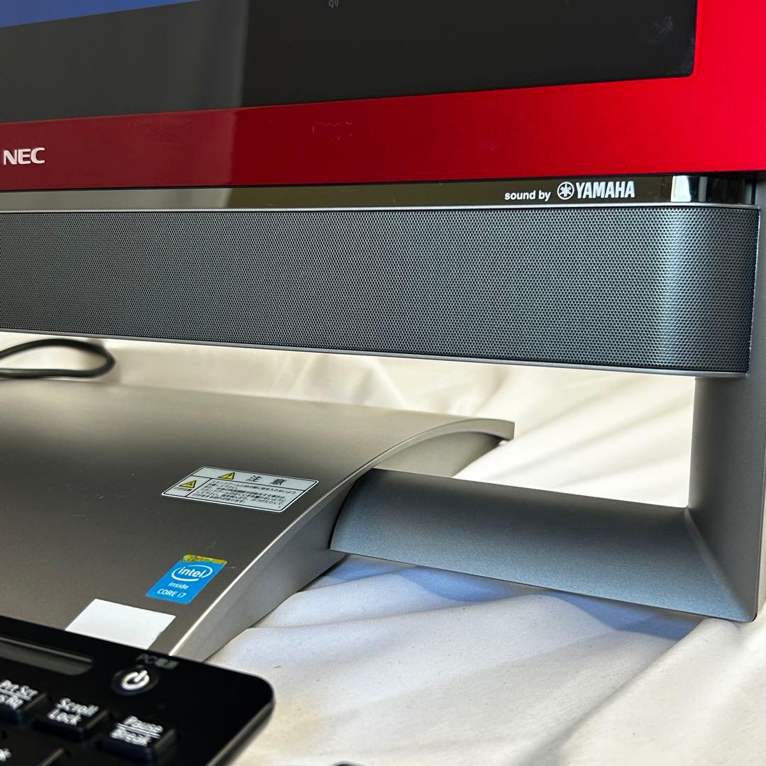 【専用】NEC デスクトップPC VALUESTAR VN770 レッド モニタ