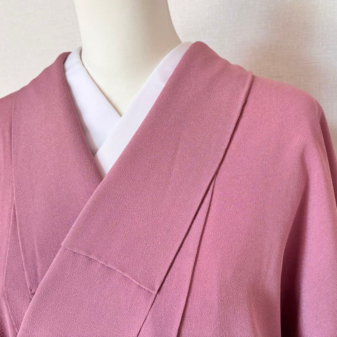 洗える着物　袷　色無地　さんび　東レシルック　156㎝ 2625