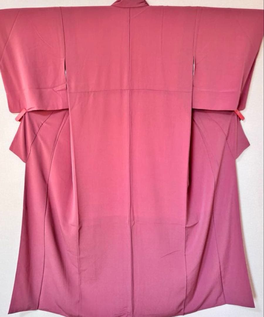 洗える着物　袷　色無地　さんび　東レシルック　156㎝ 2625