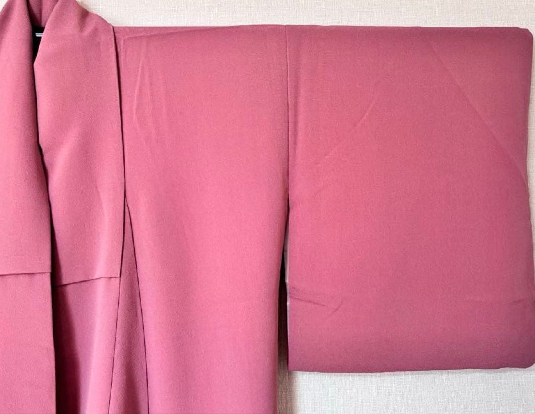 洗える着物　袷　色無地　さんび　東レシルック　156㎝ 2625