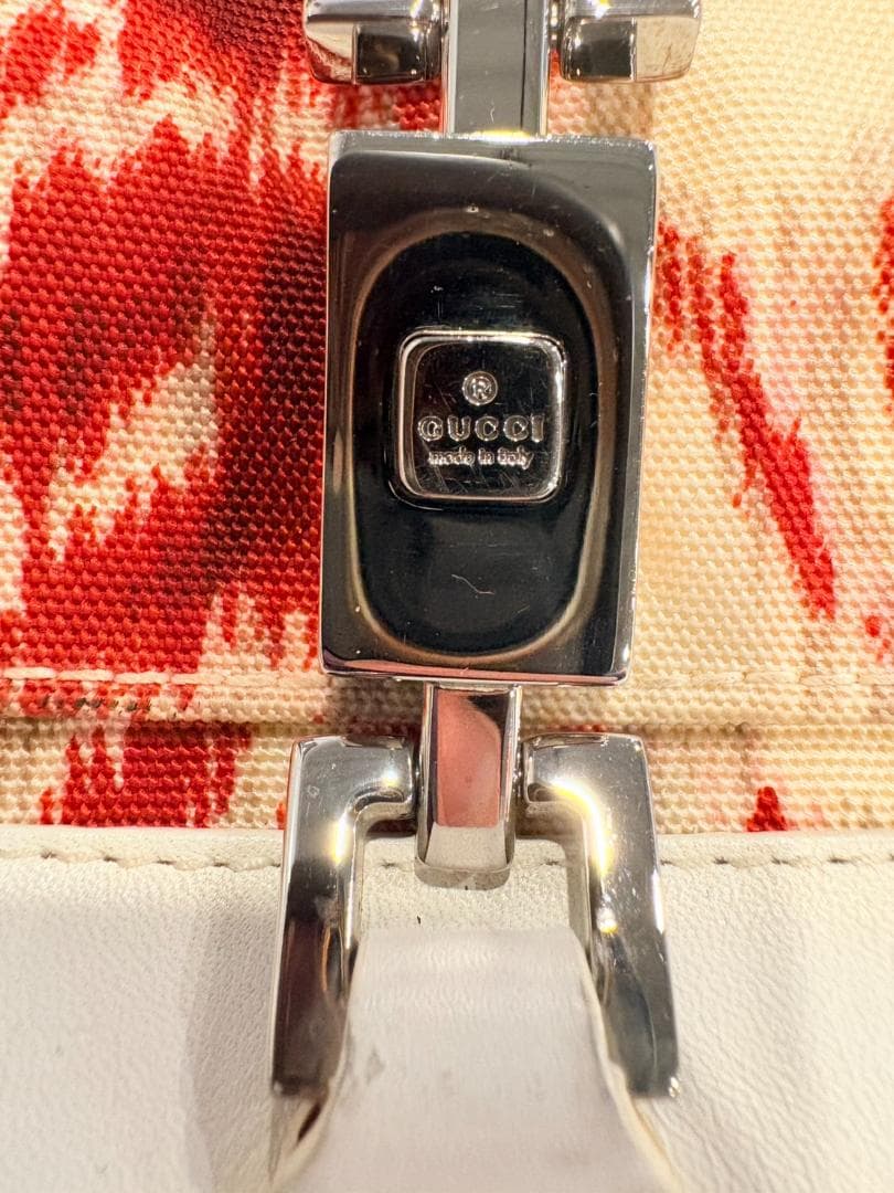GUCCI ジャッキー ショルダーバッグ フラワーパターン