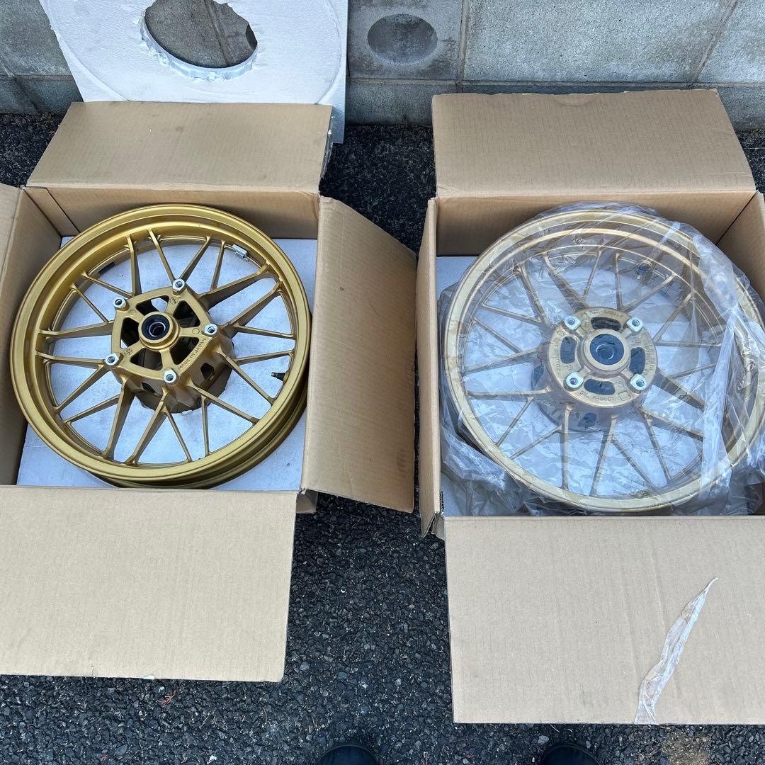 【z900rs用】50th純正ホイール 前後セット