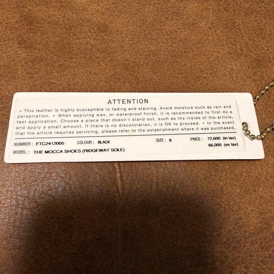 foot the coacher THE MOCCA SHOES サイズ8