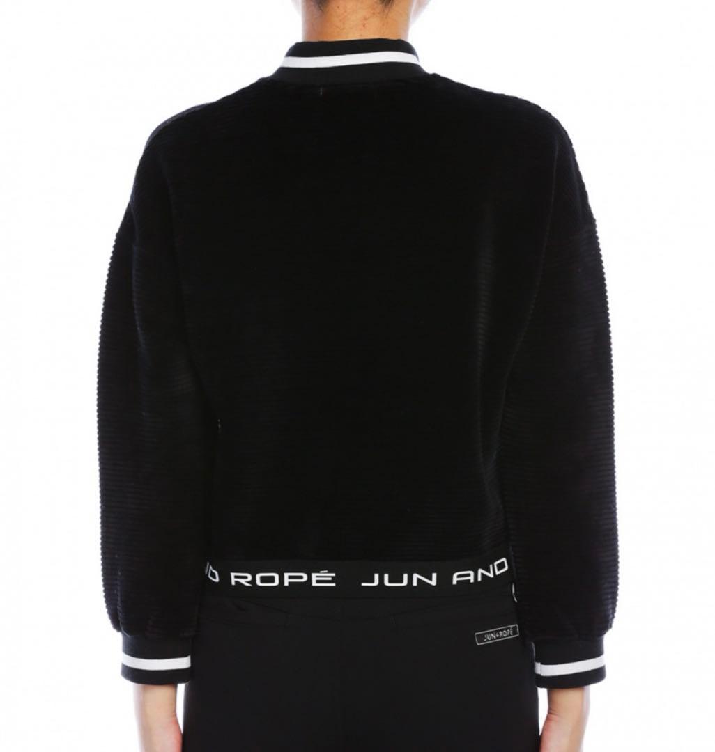 新品タグ付き　JUN&ROPE パイルジャージ　プルオーバー　Ｌ　ゴルフ