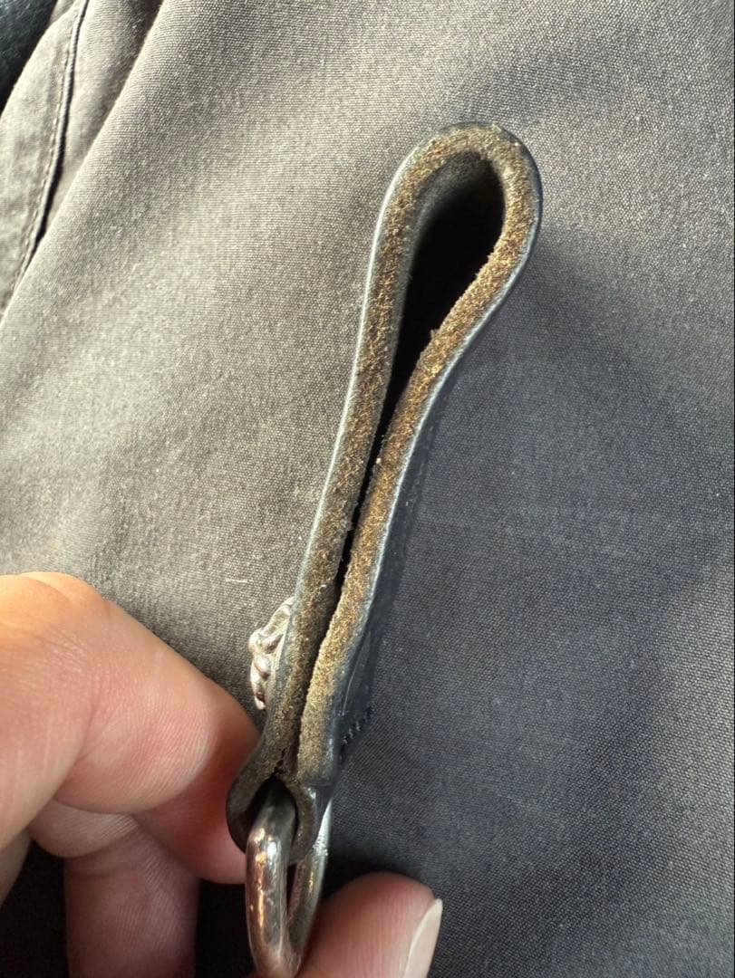 CHROME HEARTS クロムハーツクロスボールボタン Dリングベルトループ