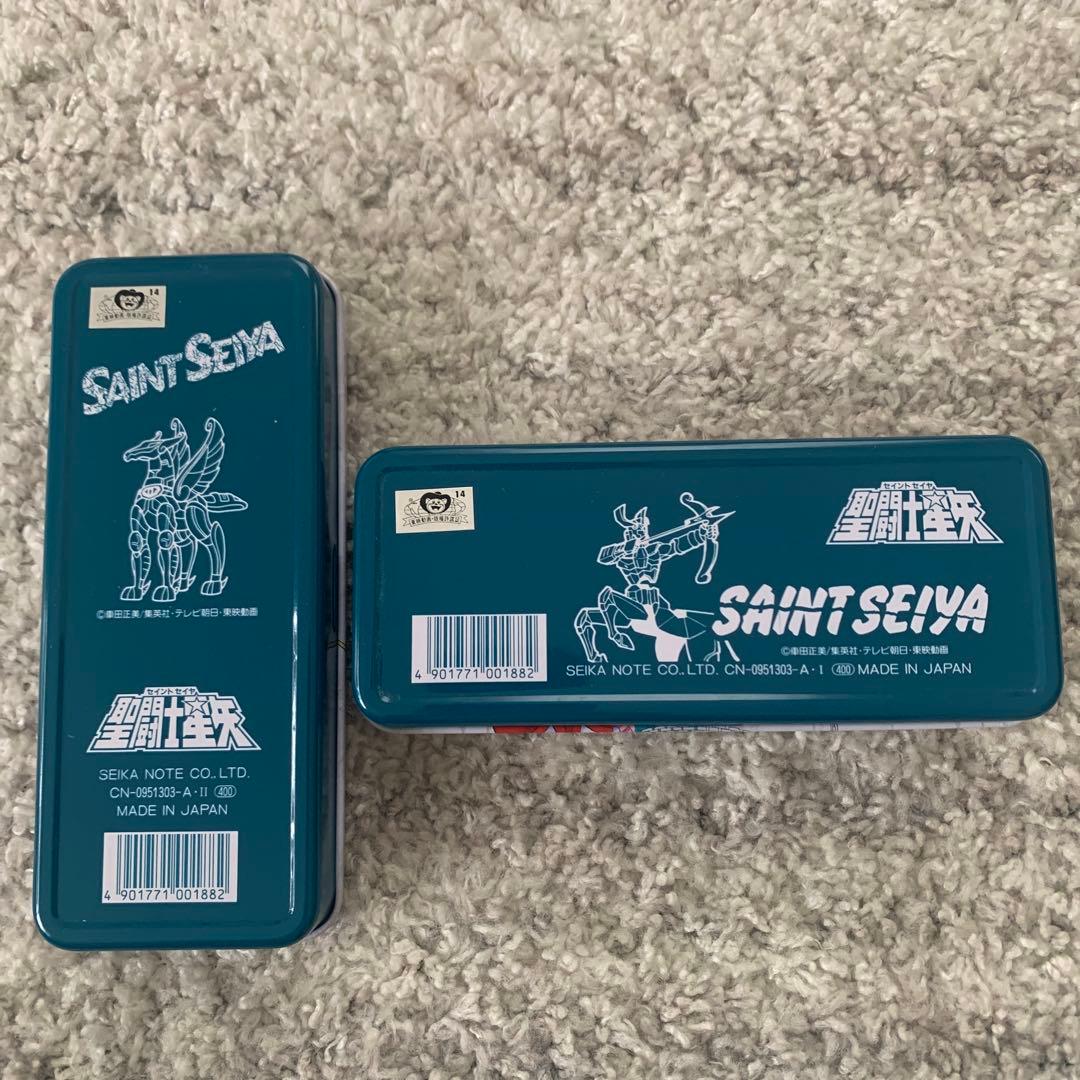 2個セット　聖闘士星矢　缶ペンケース　未使用